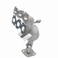 Catalytic Converter with Integrated Exhaust Manifold for HM Grade Federal / EPA Compliant Direct-Fit Manifold Catalytic