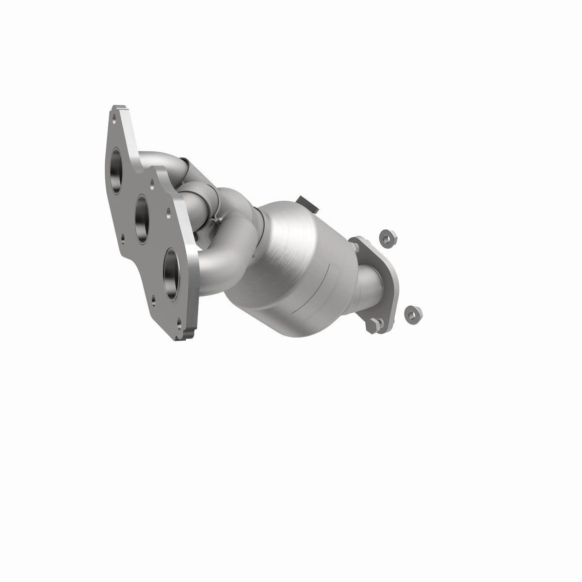 Catalytic Converter with Integrated Exhaust Manifold for HM Grade Federal / EPA Compliant Direct-Fit Manifold Catalytic