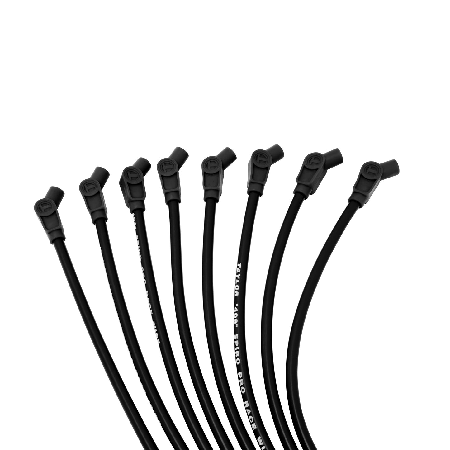 Spark Plug Wire Set Universal 10.4mm Silicone Spiro Pro 409 409 135? Black 79053