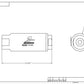 Fuel Filter Element High Flow Fuel System Universal Fit Aeromotive 12616-BGPL