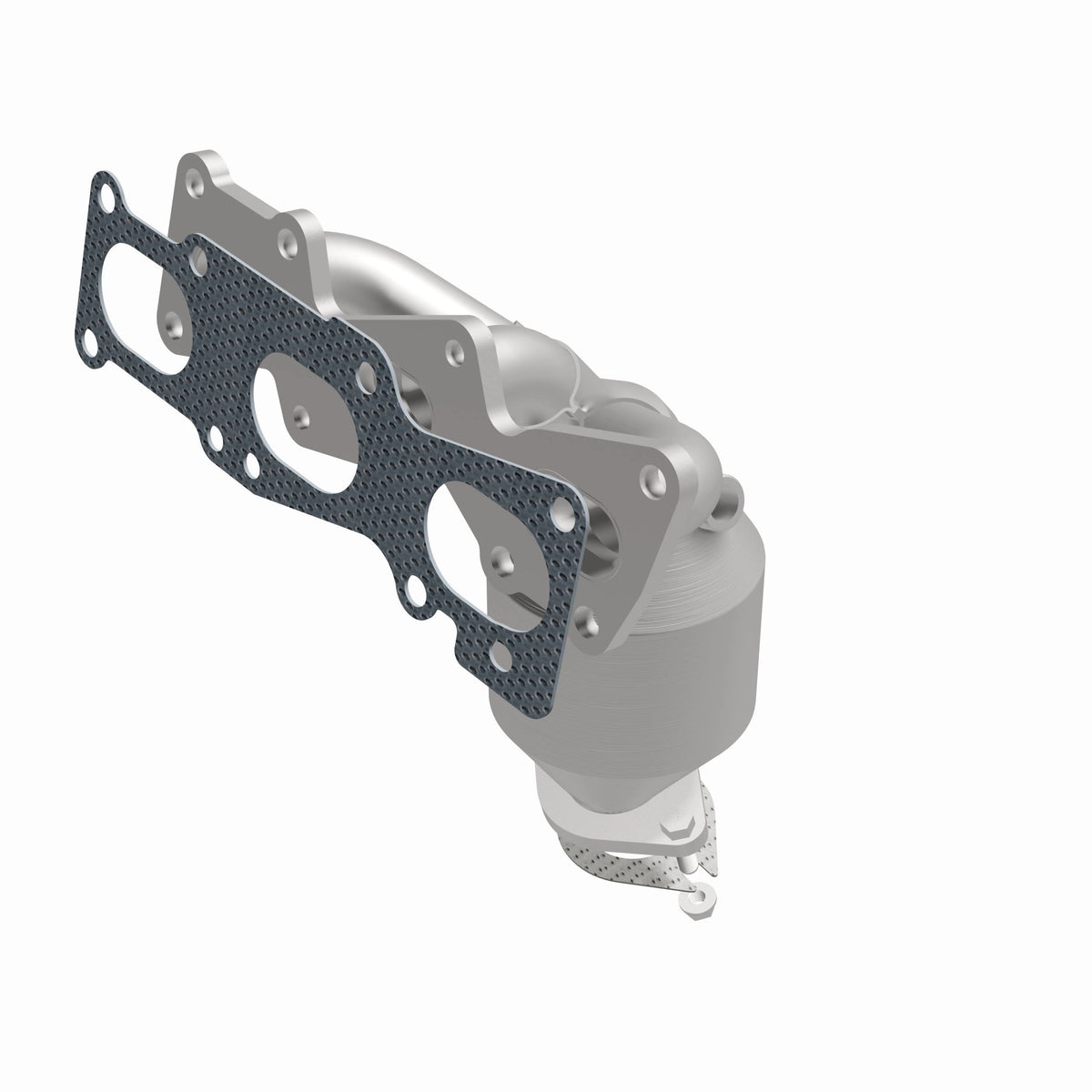 Catalytic Converter with Integrated Exhaust Manifold for HM Grade Federal / EPA Compliant Direct-Fit Manifold Catalytic
