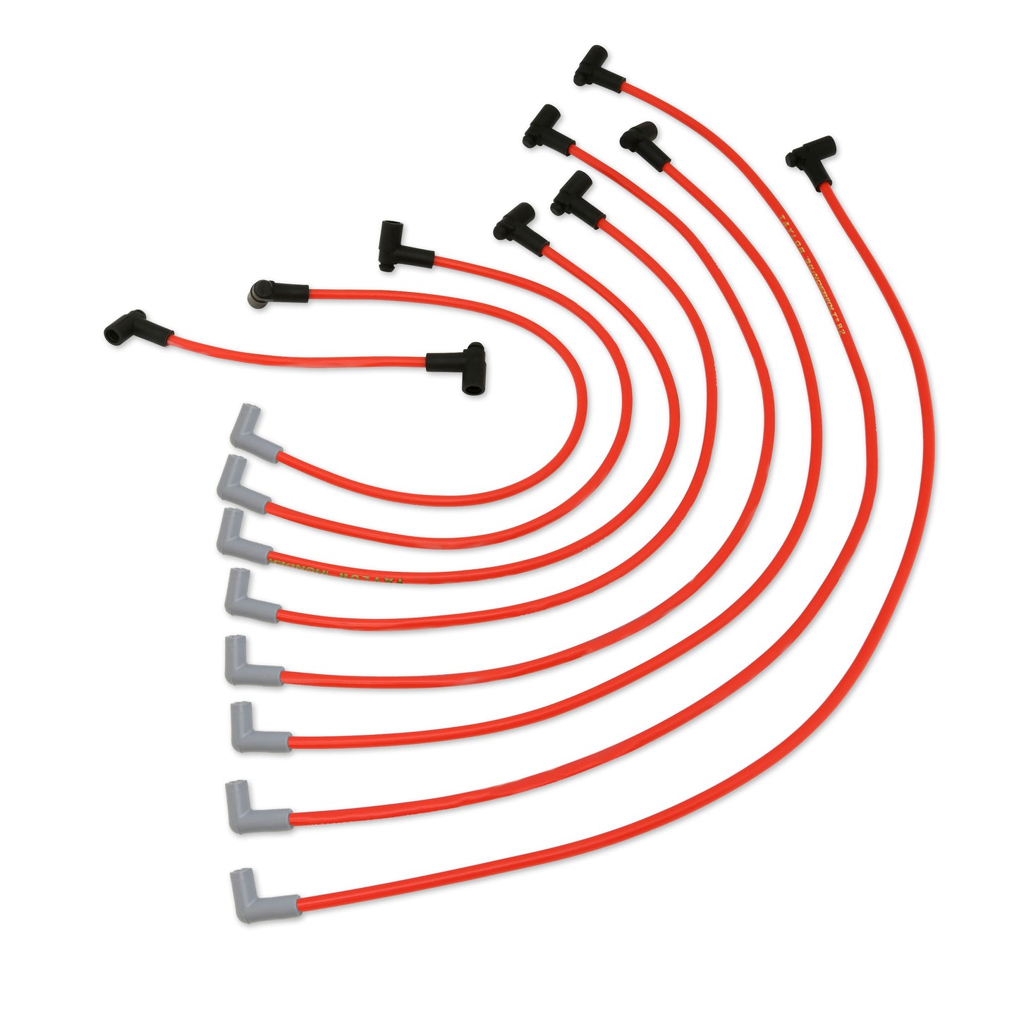 Spark Plug Wire Set Universal 8.2mm Silicone Thundervolt 40 ohm/ft Red 84263