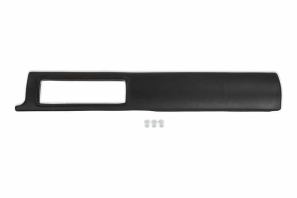 Black Dash Pad fits Ford Mustang 1987-1993 Drake Muscle Cars - E7ZZ-6504290-BK