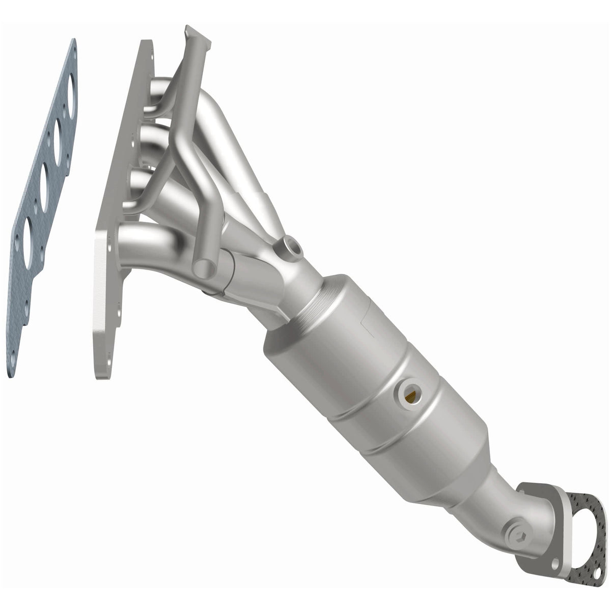 Catalytic Converter with Integrated Exhaust Manifold for HM Grade Federal / EPA Compliant Direct-Fit Manifold Catalytic