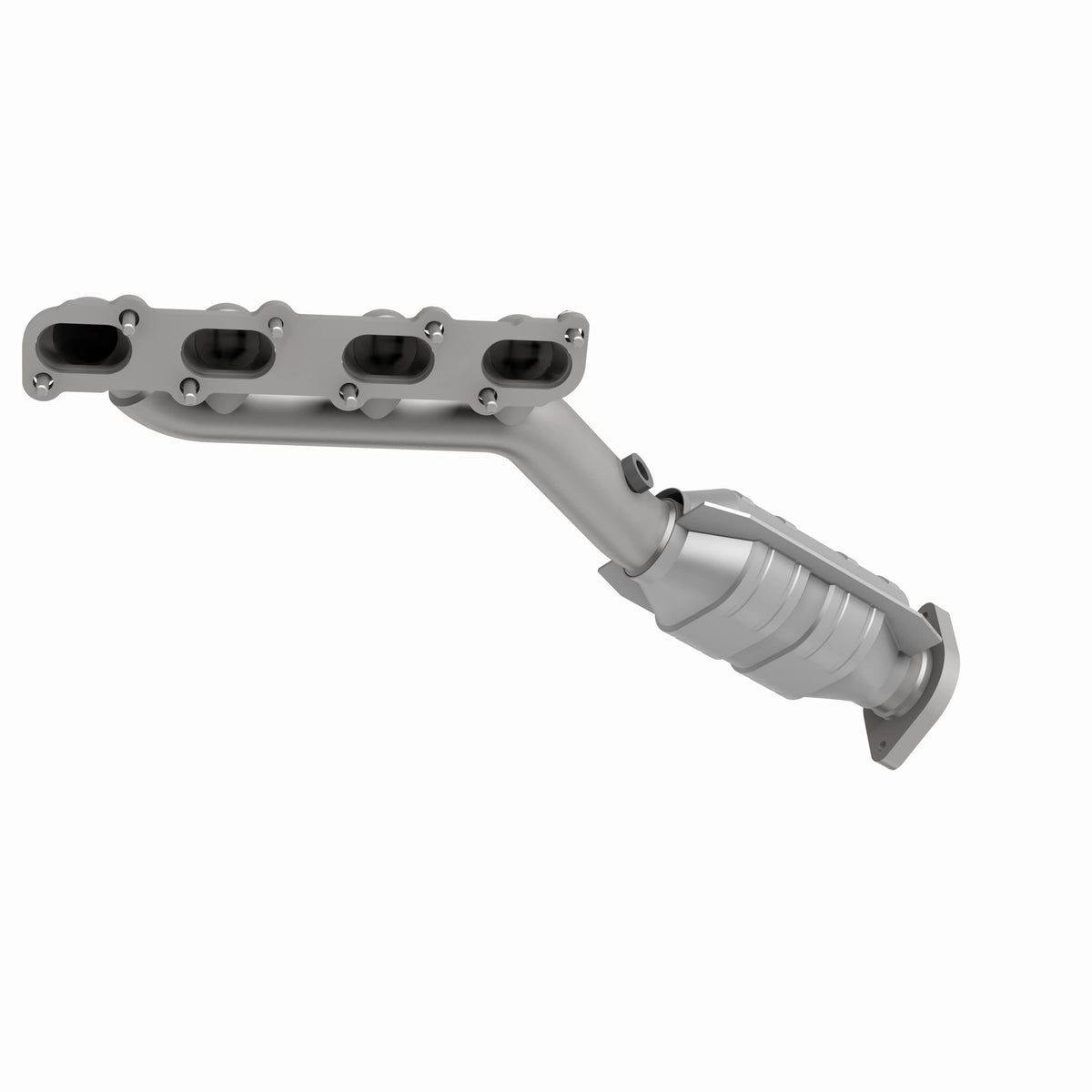Catalytic Converter with Integrated Exhaust Manifold for HM Grade Federal / EPA Compliant Direct-Fit Manifold Catalytic