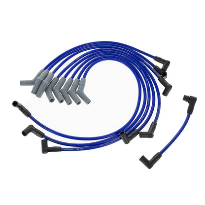 Spark Plug Wire Set Universal 8.2mm Silicone Thundervolt 40 ohm/ft Blue 84692