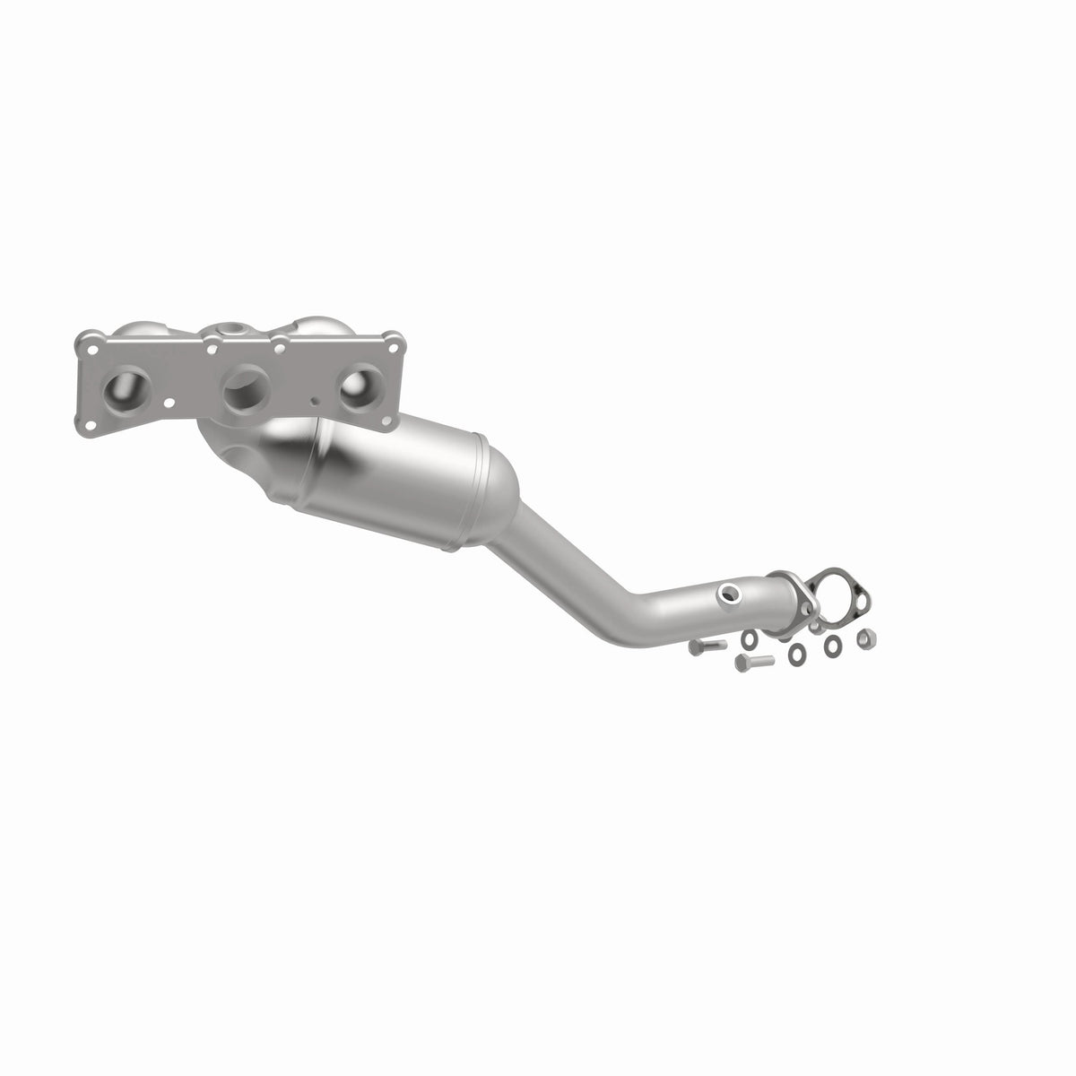 Catalytic Converter with Integrated Exhaust Manifold for HM Grade Federal / EPA Compliant Direct-Fit Manifold Catalytic