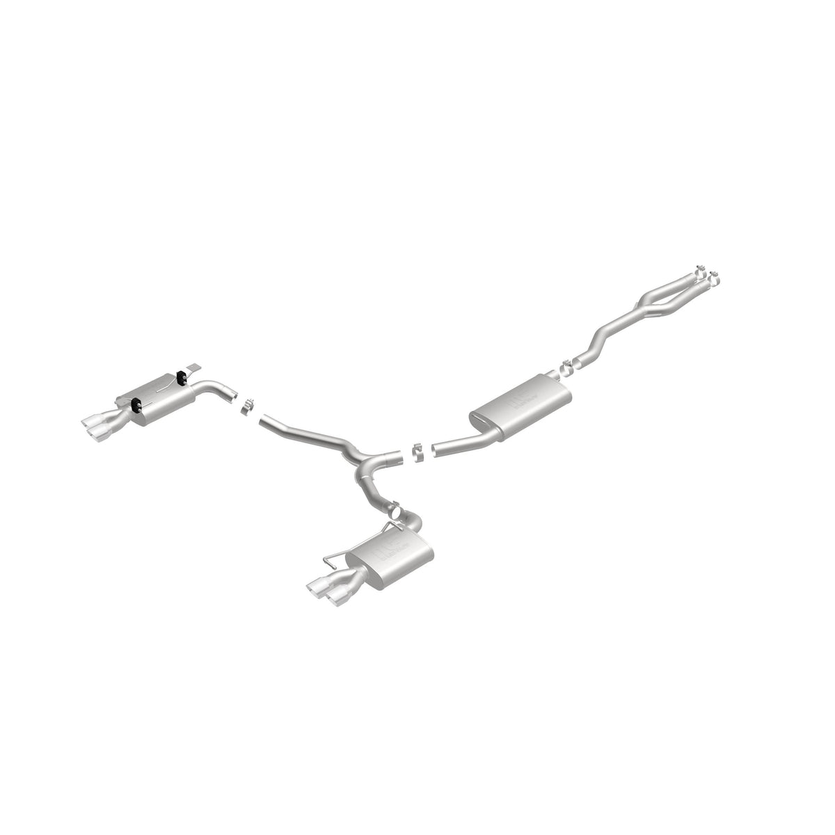 Exhaust System Kit for Street Series Cat-Back Performance Exhaust System MagnaFlow 16623