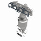 Catalytic Converter with Integrated Exhaust Manifold for HM Grade Federal / EPA Compliant Direct-Fit Manifold Catalytic