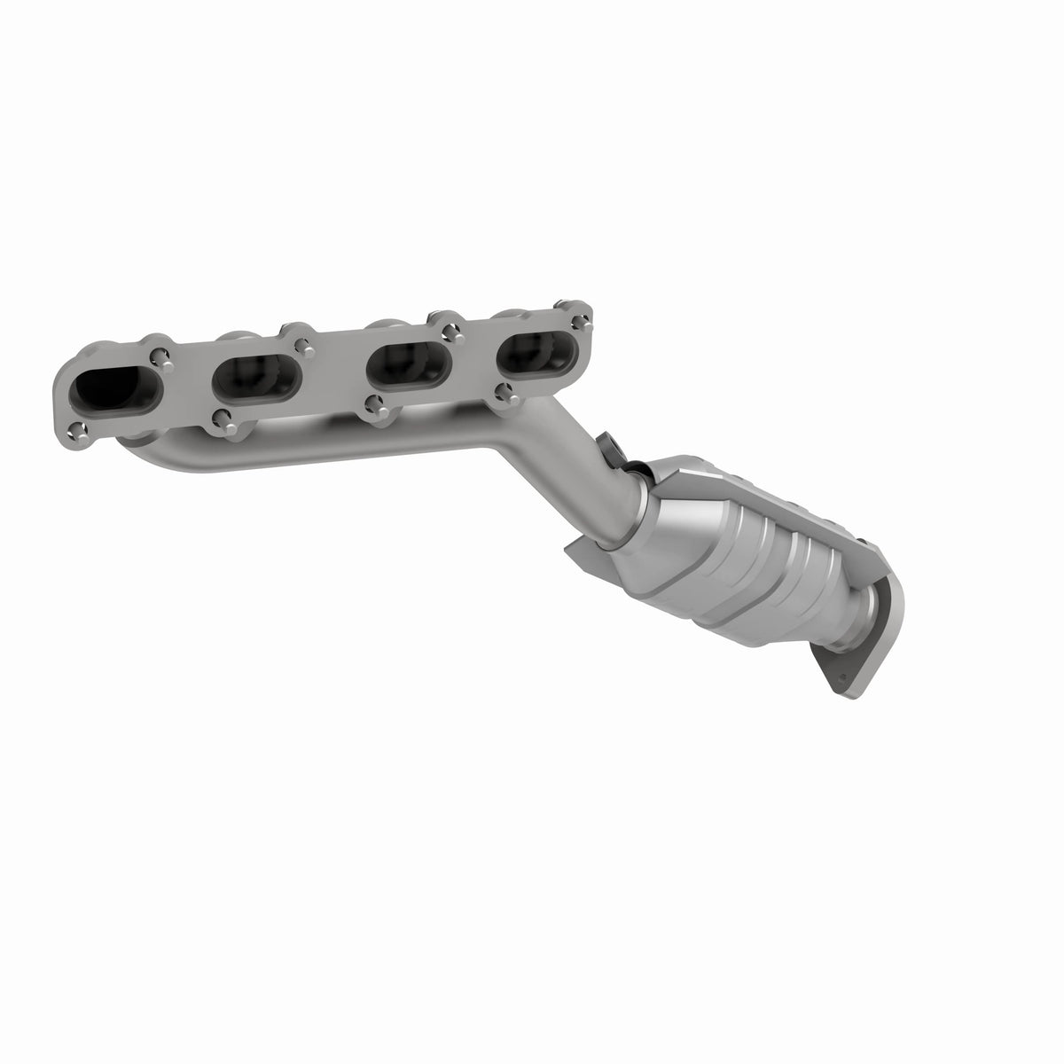 Catalytic Converter with Integrated Exhaust Manifold for HM Grade Federal / EPA Compliant Direct-Fit Manifold Catalytic