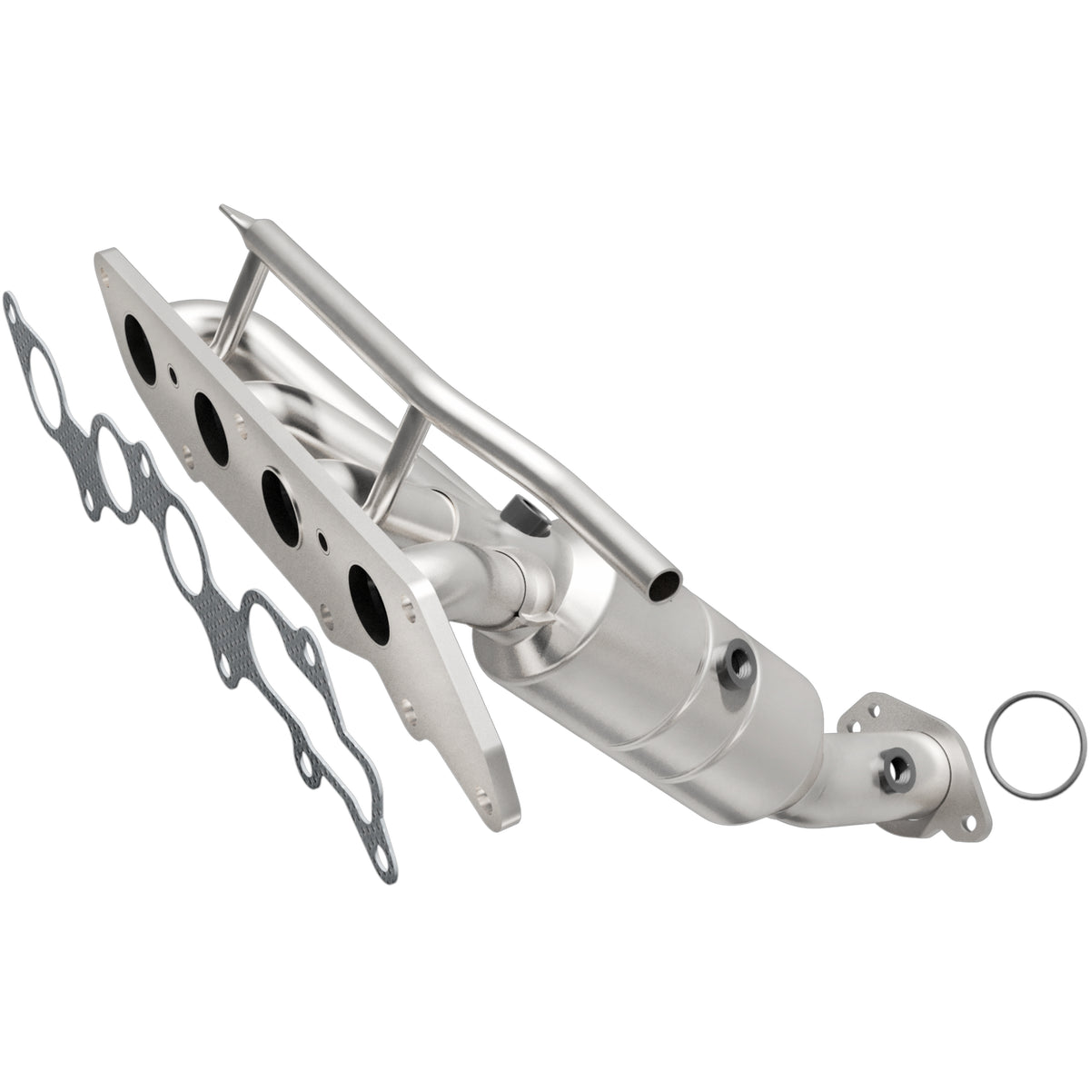 Catalytic Converter with Integrated Exhaust Manifold for HM Grade Federal / EPA Compliant Direct-Fit Manifold Catalytic