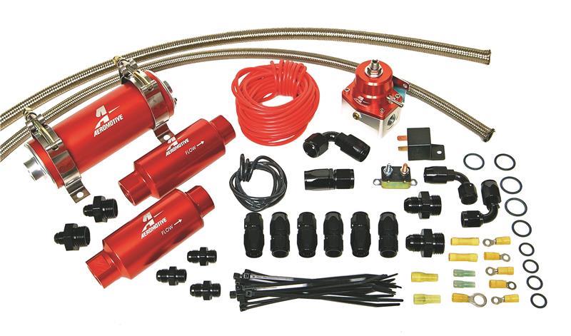 Fuel Pump Complete Kit High Flow EFI Performance Universal Fit Aeromotive 17125-BGPL