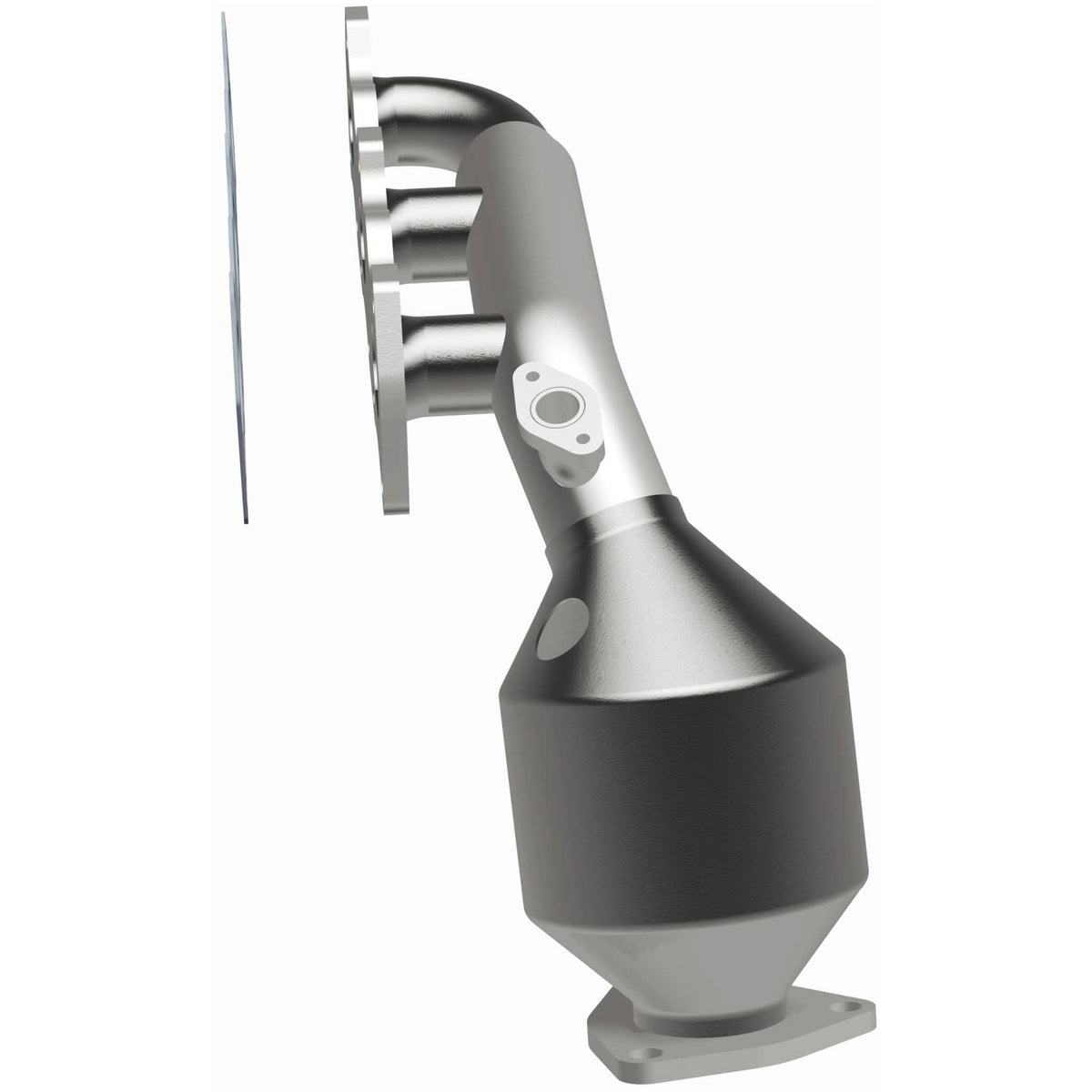 Catalytic Converter with Integrated Exhaust Manifold for HM Grade Federal / EPA Compliant Direct-Fit Manifold Catalytic