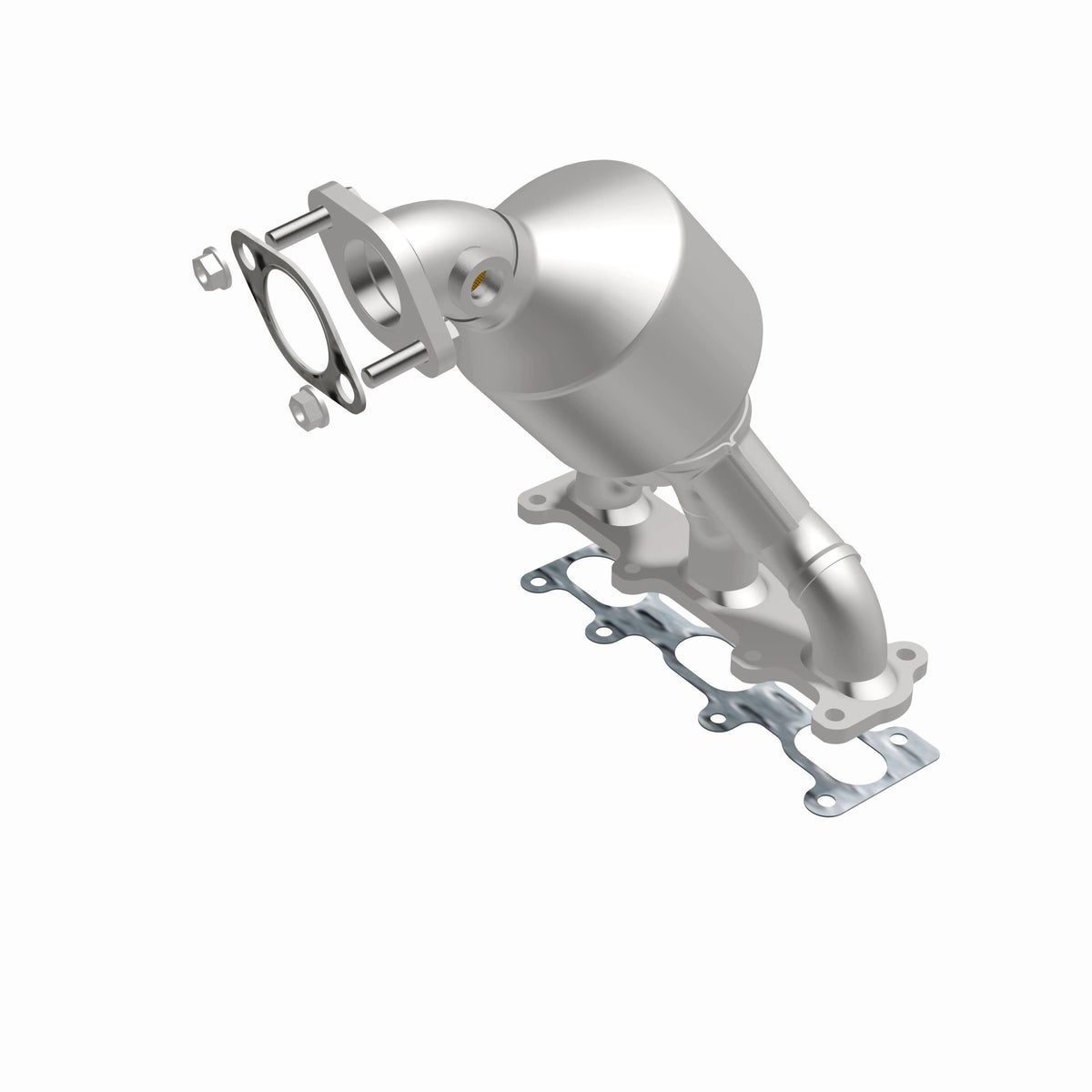 Catalytic Converter with Integrated Exhaust Manifold for HM Grade Federal / EPA Compliant Direct-Fit Manifold Catalytic