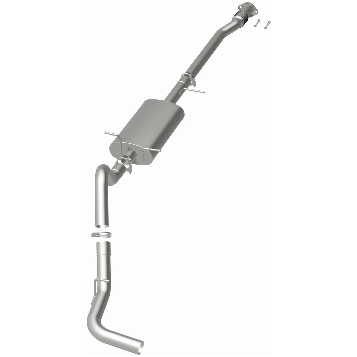 2007-2008 Chevy Silverado 1500 Direct-Fit Replacement Exhaust System 106-0464