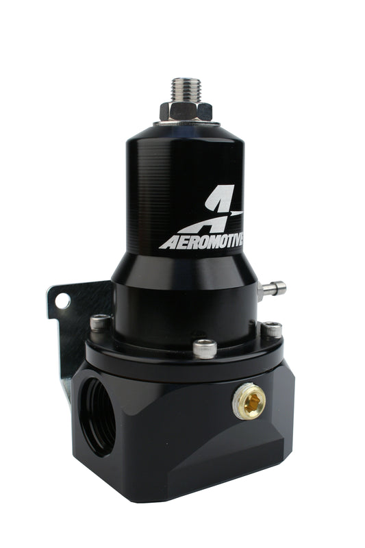 Fuel Pressure Regulator Adjustable Fuel Pressure Universal Fit Aeromotive 13132-BGPL