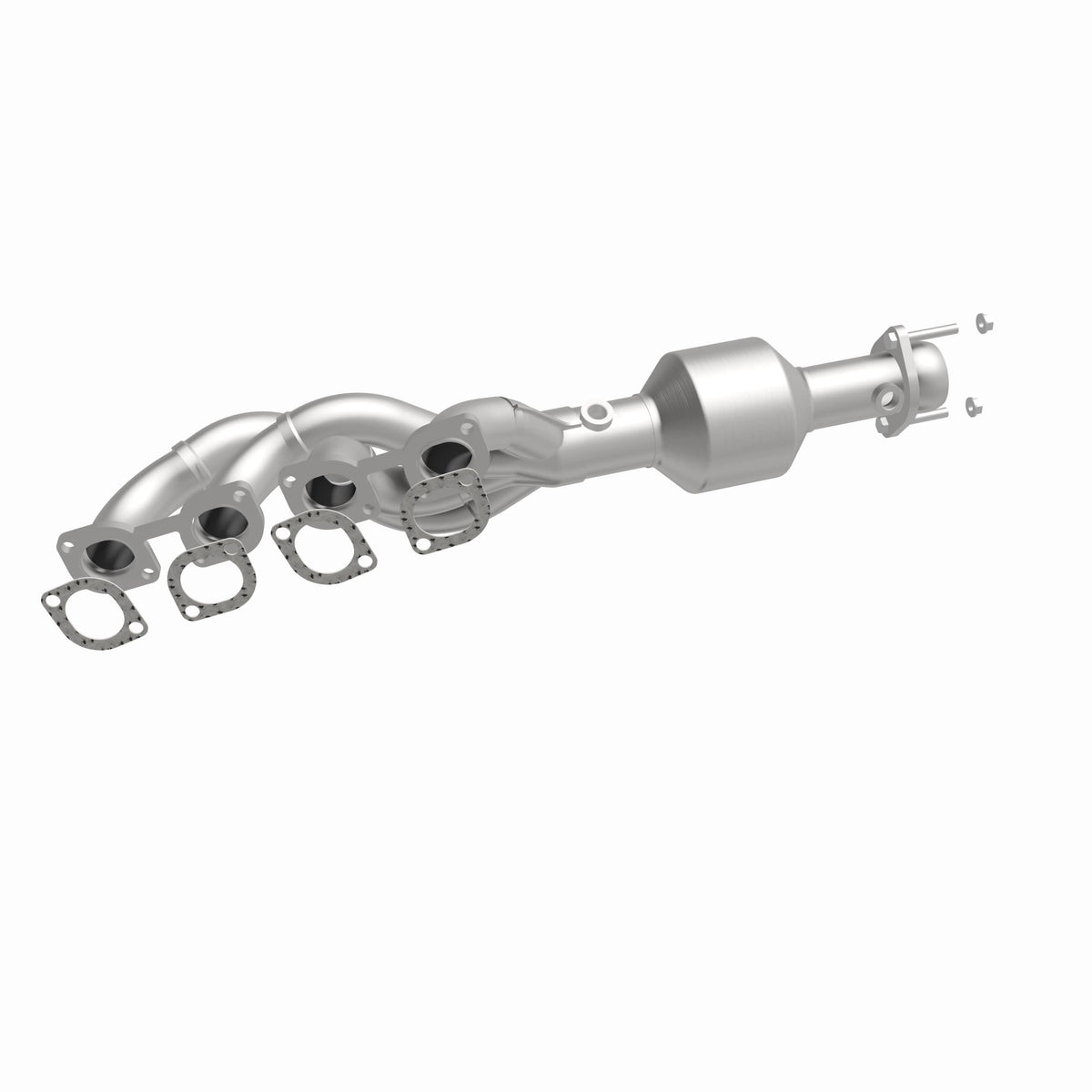 Catalytic Converter with Integrated Exhaust Manifold for HM Grade Federal / EPA Compliant Direct-Fit Manifold Catalytic