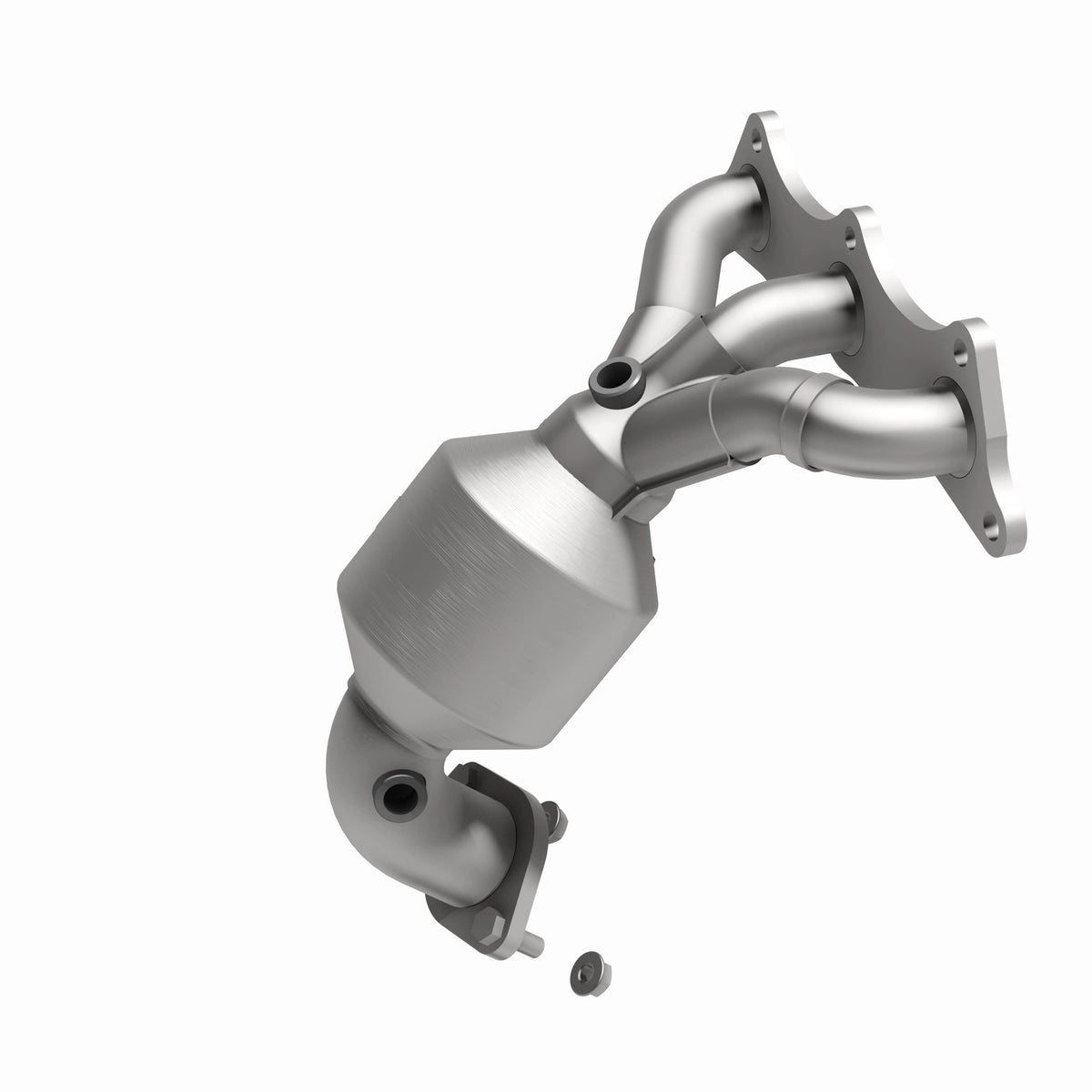 Catalytic Converter with Integrated Exhaust Manifold for HM Grade Federal / EPA Compliant Direct-Fit Manifold Catalytic