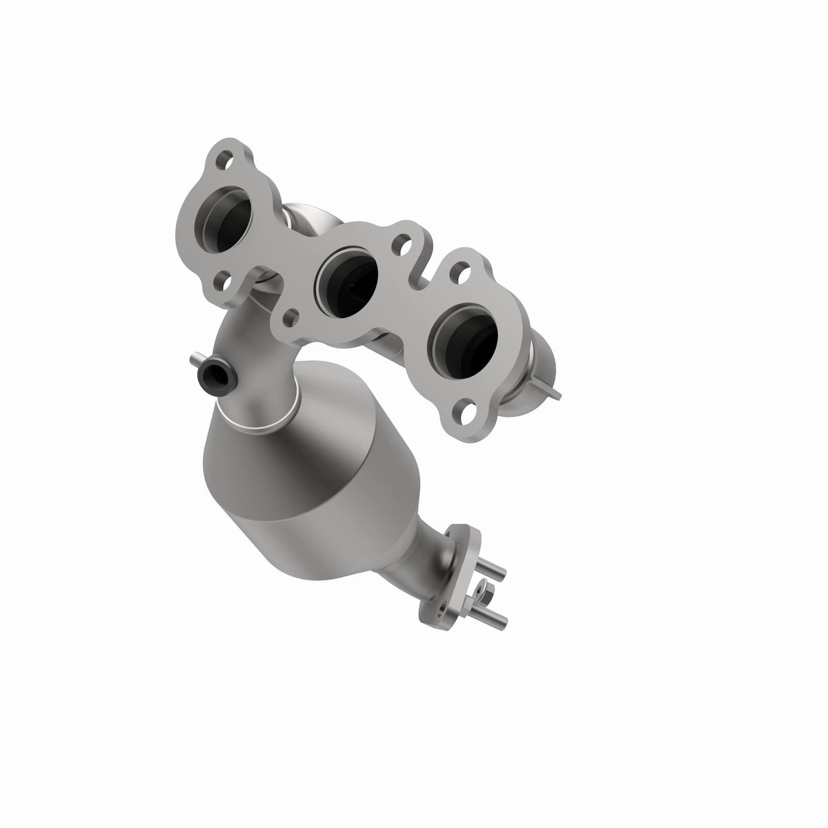 Catalytic Converter with Integrated Exhaust Manifold for HM Grade Federal / EPA Compliant Direct-Fit Manifold Catalytic