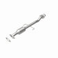 1995 1997 Kia Sephia 1.8L Direct-Fit Catalytic Converter 4481034 Magnaflow - Catalytic Converters Car Part People
