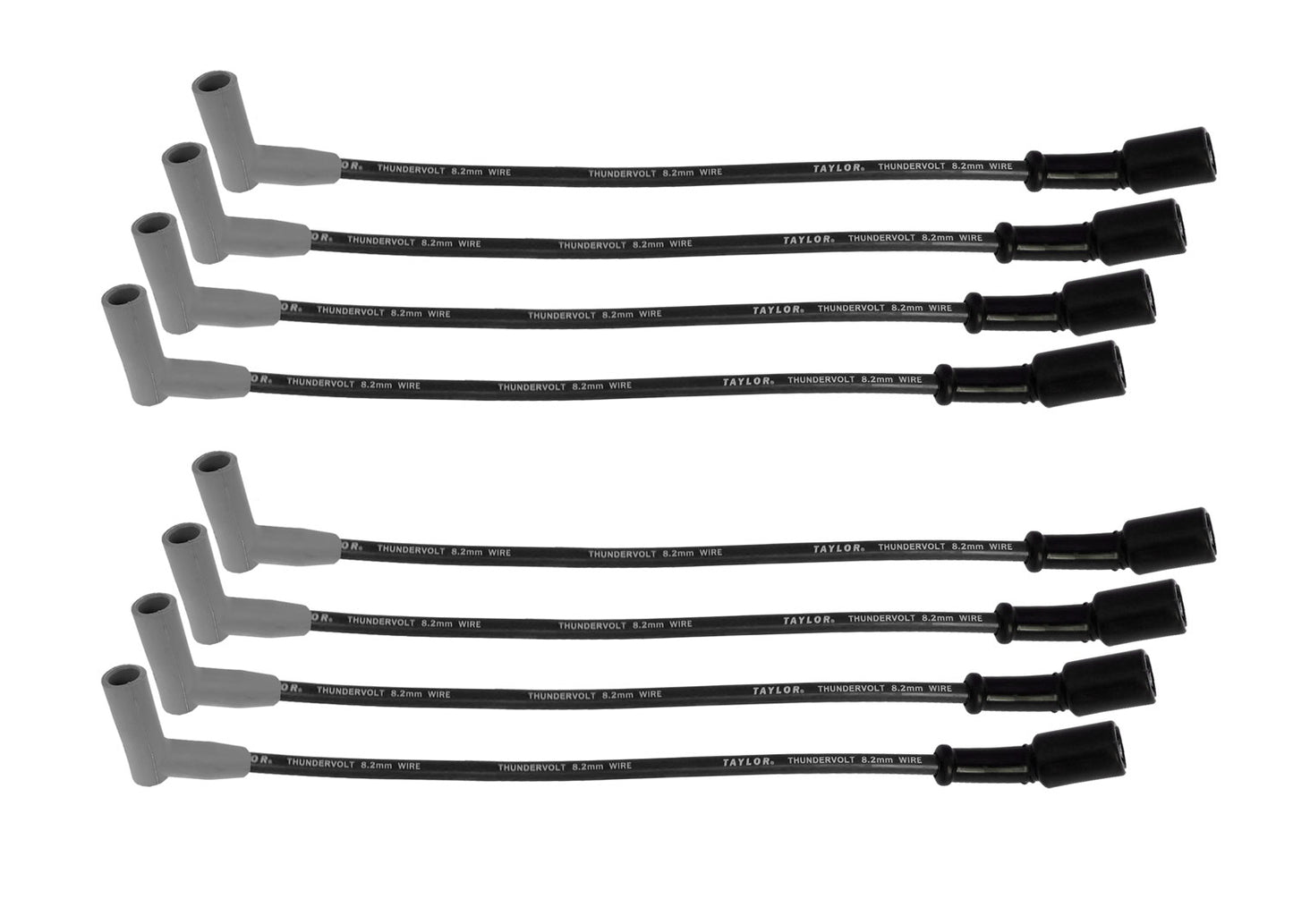 Spark Plug Wire Set Universal 8.2mm Silicone Thundervolt 135? 40 ohm/ft 86046