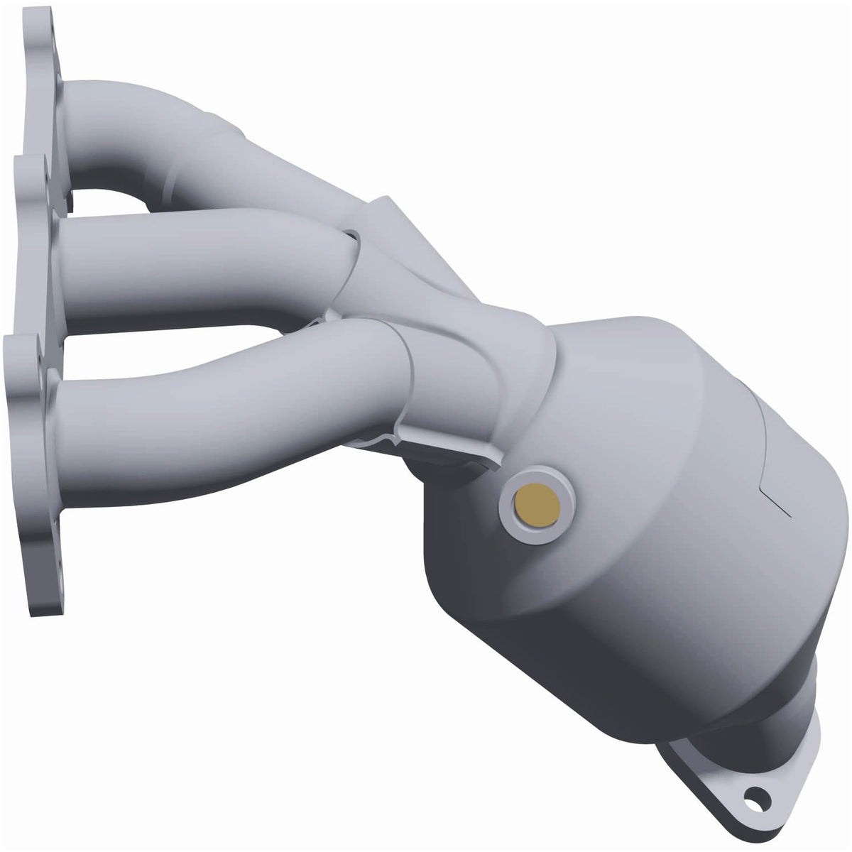 Catalytic Converter with Integrated Exhaust Manifold for HM Grade Federal / EPA Compliant Direct-Fit Manifold Catalytic