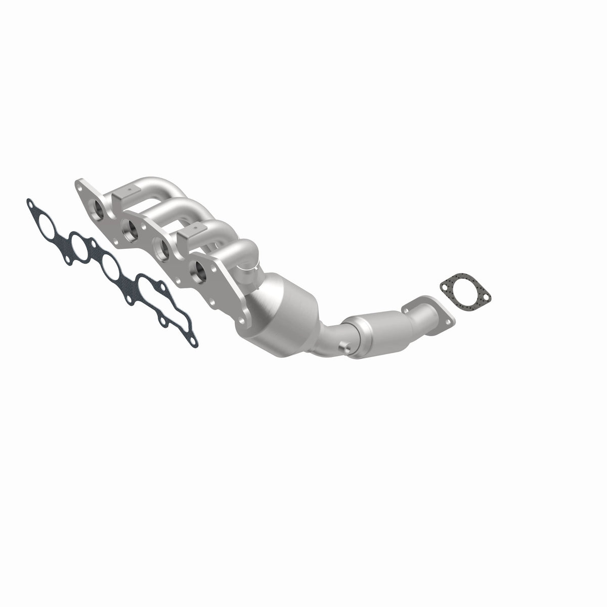Catalytic Converter with Integrated Exhaust Manifold for HM Grade Federal / EPA Compliant Direct-Fit Manifold Catalytic