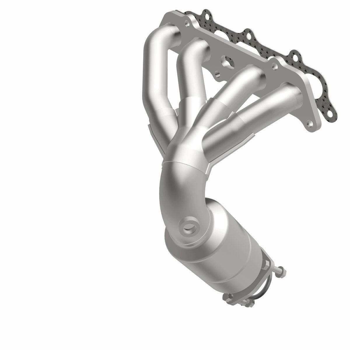 Catalytic Converter with Integrated Exhaust Manifold for HM Grade Federal / EPA Compliant Direct-Fit Manifold Catalytic