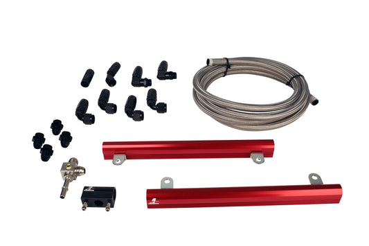 Fuel Injection Fuel Rail Kit EFI Fuel Rail Vehicle Specific Fit Aeromotive 14145-BGPL