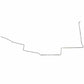 1970-74 Dodge Challenger Fuel Line Kit 5/16 Inch Main Fuel Steainless EGL7002SS
