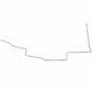 1970-74 Dodge Challenger Fuel Line Kit 3/8 Inch Main Fuel Line Steel - EGL7004OM