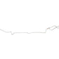 1970-71 Dodge Challenger Intermediate Brake Lines Disc Brakes Stainless EIN7008SS