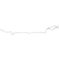 1970-1971 Dodge Challenger Intermediate Brake Line Kit Disc Brakes Stainless EIN7008SS