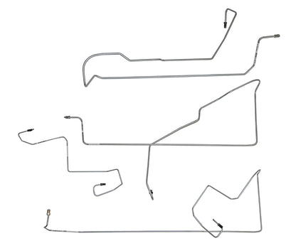 2015-2023 Dodge Challenger Front Brake Line Kit BR4/BR7 Stainless EKT1501SS