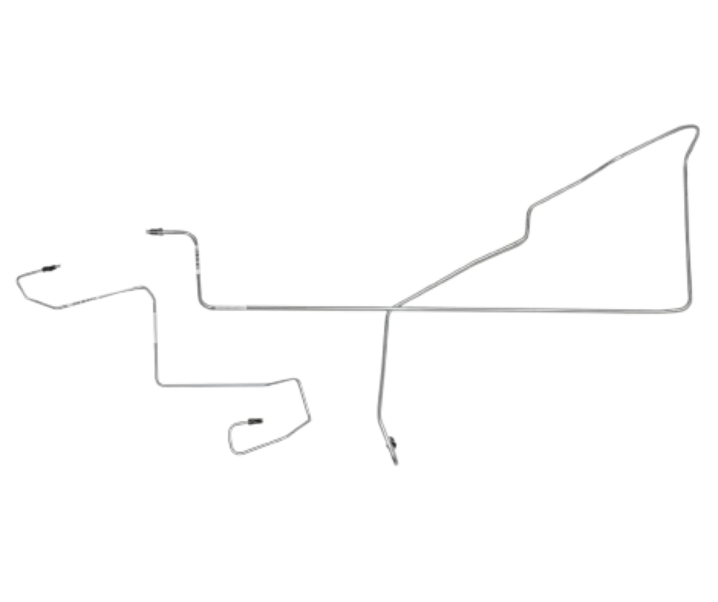 2015-2023 Dodge Challenger Front Brake Line Kit BR4/BR7 Stainless EKT1501SS