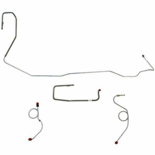 1970-73 Dodge Challenger Front Brake Line Kit Power Drum Brakes - EKT7002OM - Front Lines Car Part People