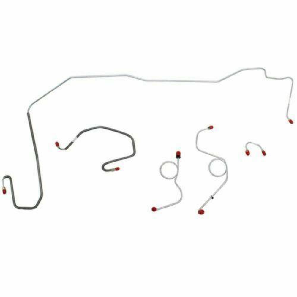 1970-71 Dodge Challenger Front Brake Line Kit Power Disc Brakes - EKT7003OM - Front Lines Car Part People