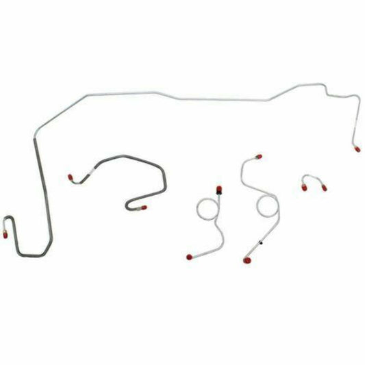 1970-71 Dodge Challenger Front Brake Line Kit Power Disc Brakes - EKT7003OM - Front Lines Car Part People