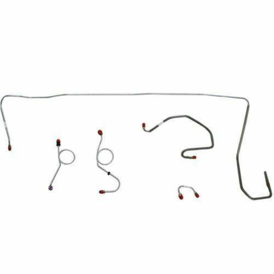 1970-71 Dodge Challenger Front Brake Line Kit Manual Disc Brakes - EKT7006OM - Front Lines Car Part People