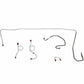 1970-71 Dodge Challenger Front Brake Line Kit Manual Disc Brakes - EKT7006OM