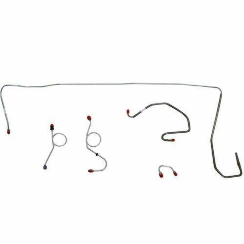1970-71 Dodge Challenger Front Brake Line Kit Manual Disc Brakes - EKT7006OM