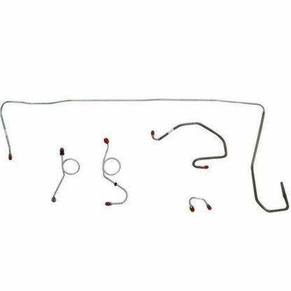 1970-71 Dodge Challenger Front Brake Line Kit Manual Disc Brakes - EKT7006SS - Front Lines Car Part People