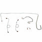 1970-71 Dodge Challenger Front Brake Line Kit Power Front Disc Brakes - EKT7007OM