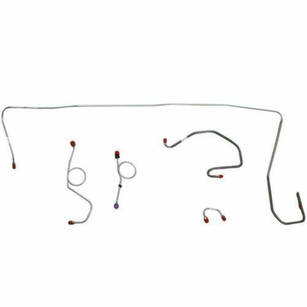 1970-71 Dodge Challenger Front Brake Line Kit Manual Disc Brakes - EKT7008OM - Front Lines Car Part People