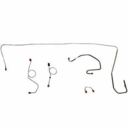 1970-71 Dodge Challenger Front Brake Line Kit Manual Disc Brakes - EKT7008SS - Front Lines Car Part People