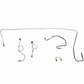 1970-71 Dodge Challenger Front Brake Line Kit Manual Disc Brakes - EKT7008SS