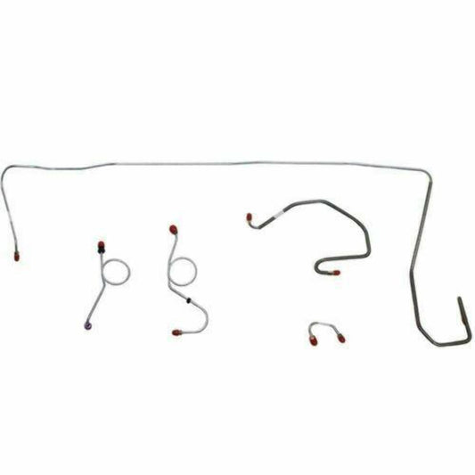 1970-71 Dodge Challenger Front Brake Line Kit Manual Disc Brakes - EKT7009OM - Front Lines Car Part People