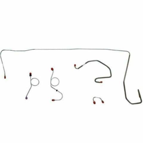 1970-71 Dodge Challenger Front Brake Line Kit Manual Disc Brakes - EKT7009OM