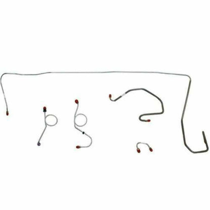 1970-71 Dodge Challenger Front Brake Line Kit Manual Disc Brakes - EKT7009SS - Front Lines Car Part People