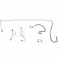 1970-71 Dodge Challenger Front Brake Line Kit Manual Disc Brakes - EKT7009SS